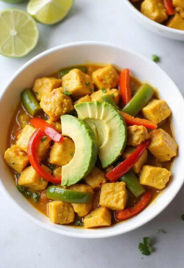 30 Curry Chicken Stir Fry Recipes with Bold Spices 127 30 Curry Chicken Stir Fry Recipes with Bold Spices - 19. Curry Chicken Stir Fry with Avocado and Lime