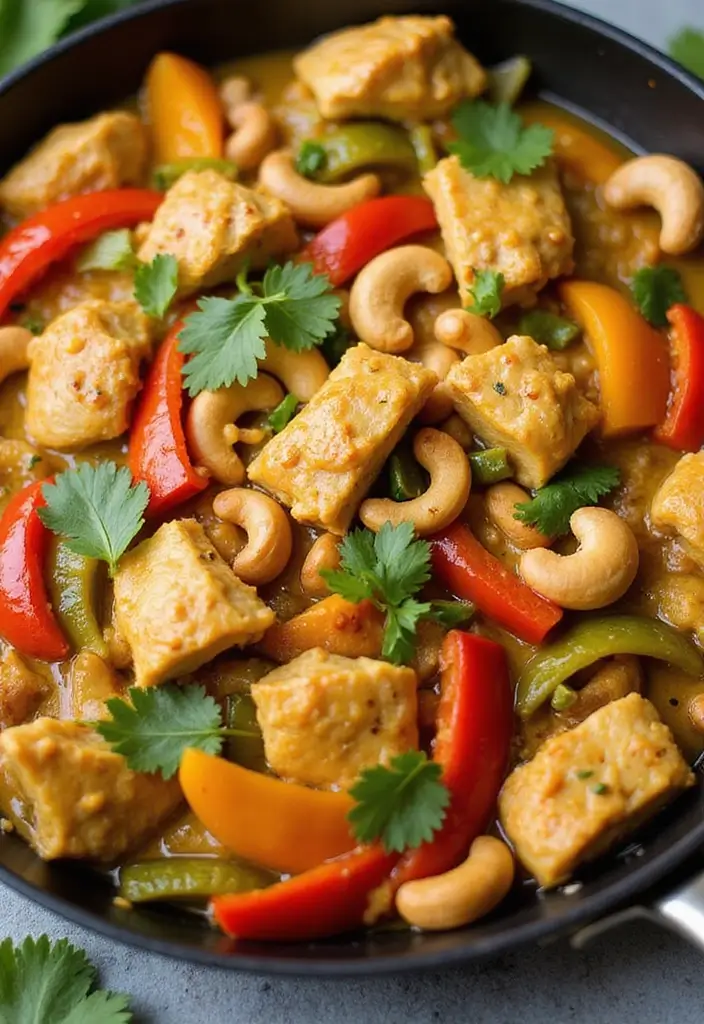 30 Curry Chicken Stir Fry Recipes with Bold Spices 132 30 Curry Chicken Stir Fry Recipes with Bold Spices - 20. Curry Chicken Stir Fry with Cashews