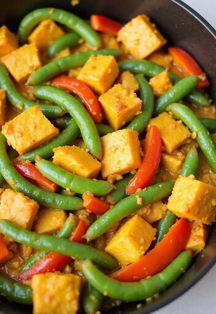 30 Curry Chicken Stir Fry Recipes with Bold Spices 153 30 Curry Chicken Stir Fry Recipes with Bold Spices - 23. Curry Chicken Stir Fry with Sweet Peppers and Green Beans