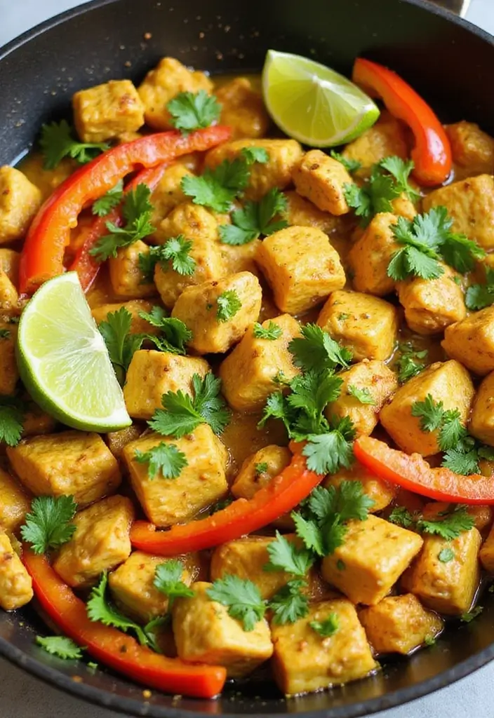30 Curry Chicken Stir Fry Recipes with Bold Spices 200 30 Curry Chicken Stir Fry Recipes with Bold Spices - 30. Curry Chicken Stir Fry with Cilantro and Lime