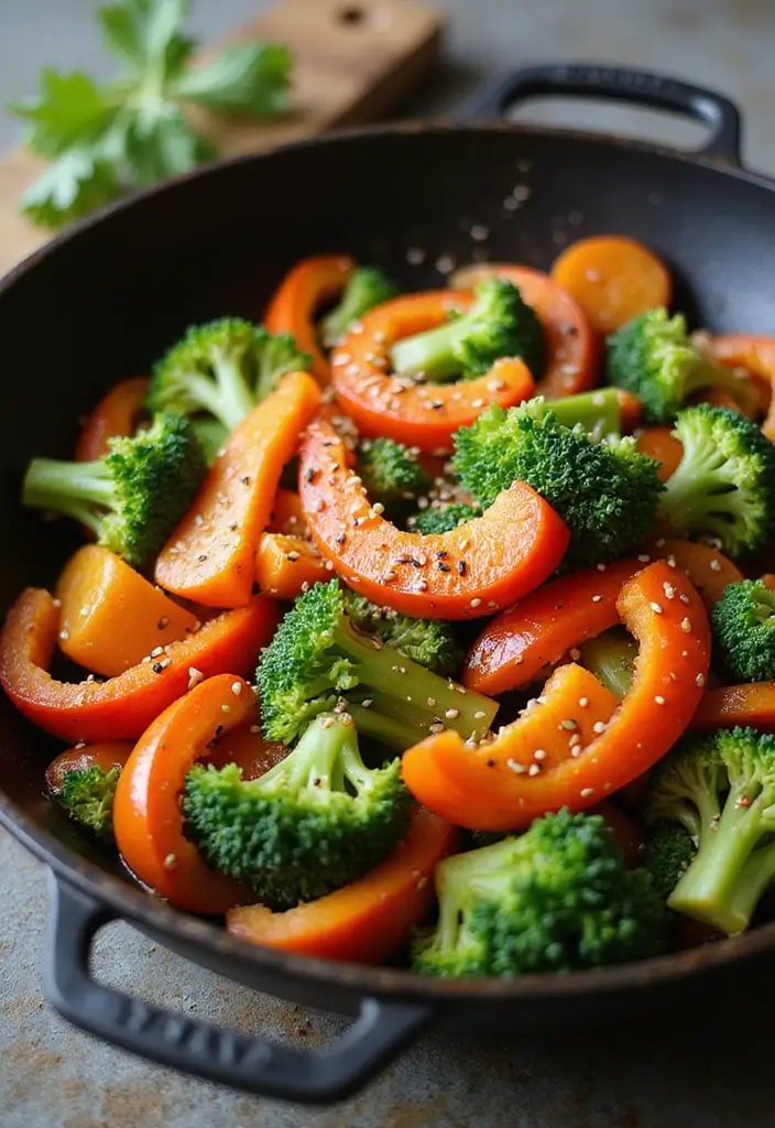 30 Delicious Vegan Stir Fry Recipes with Fresh Ingredients 1 30 Delicious Vegan Stir Fry Recipes with Fresh Ingredients - 1. Rainbow Veggie Stir Fry