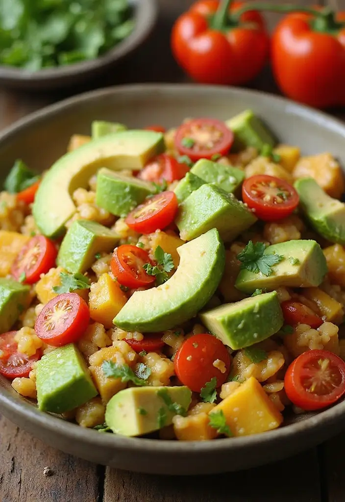 30 Delicious Vegan Stir Fry Recipes with Fresh Ingredients 81 30 Delicious Vegan Stir Fry Recipes with Fresh Ingredients - 13. Creamy Avocado Stir Fry