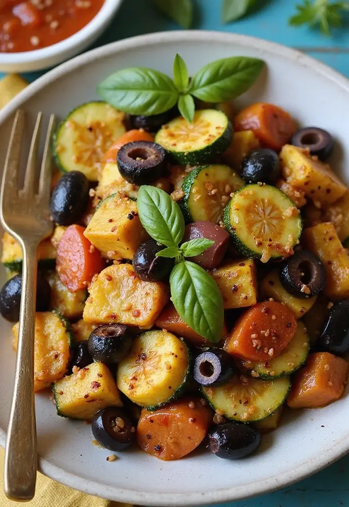 30 Delicious Vegan Stir Fry Recipes with Fresh Ingredients 93 30 Delicious Vegan Stir Fry Recipes with Fresh Ingredients - 15. Mediterranean Vegetable Stir Fry