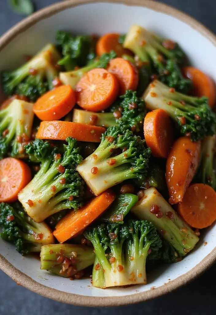 30 Delicious Vegan Stir Fry Recipes with Fresh Ingredients 107 30 Delicious Vegan Stir Fry Recipes with Fresh Ingredients - 17. Miso Glazed Vegetable Stir Fry