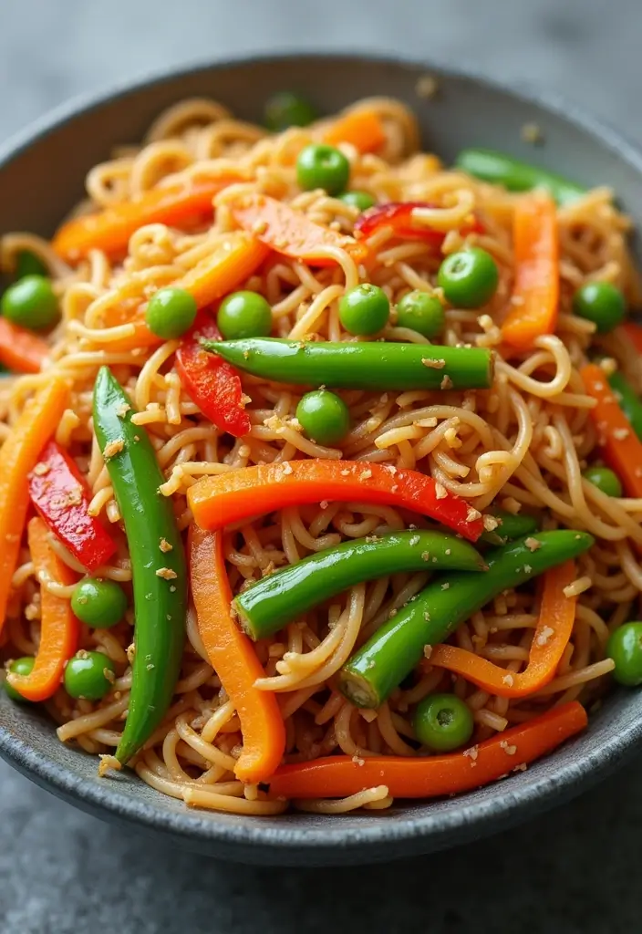 30 Delicious Vegan Stir Fry Recipes with Fresh Ingredients 114 30 Delicious Vegan Stir Fry Recipes with Fresh Ingredients - 18. Veggie Lo Mein Stir Fry