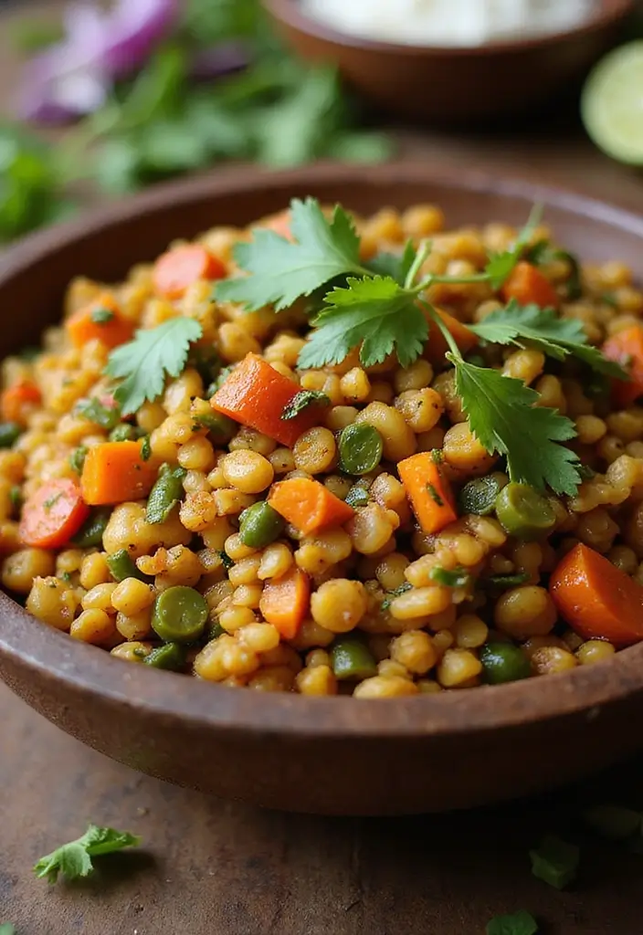 30 Delicious Vegan Stir Fry Recipes with Fresh Ingredients 135 30 Delicious Vegan Stir Fry Recipes with Fresh Ingredients - 21. Vegetable and Lentil Stir Fry