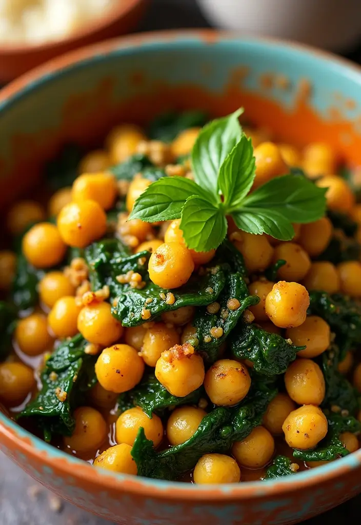 30 Delicious Vegan Stir Fry Recipes with Fresh Ingredients 142 30 Delicious Vegan Stir Fry Recipes with Fresh Ingredients - 22. Curried Chickpea and Spinach Stir Fry