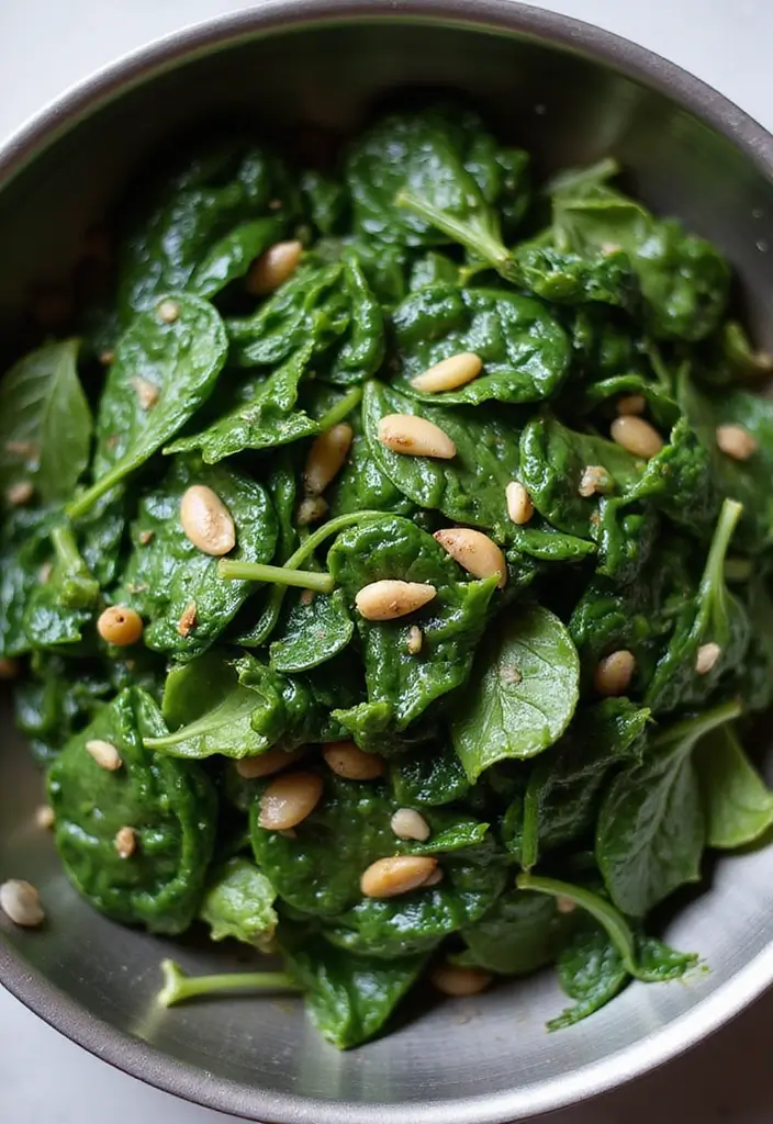 30 Delicious Vegan Stir Fry Recipes with Fresh Ingredients 177 30 Delicious Vegan Stir Fry Recipes with Fresh Ingredients - 27. Garlic and Spinach Stir Fry