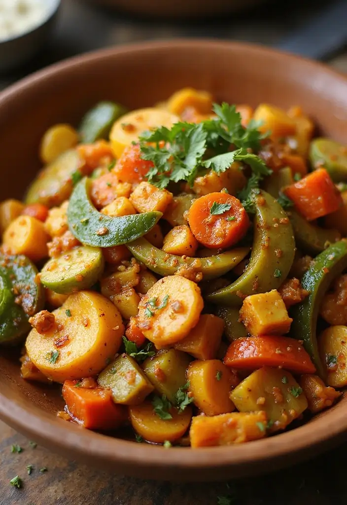 30 Delicious Vegan Stir Fry Recipes with Fresh Ingredients 191 30 Delicious Vegan Stir Fry Recipes with Fresh Ingredients - 29. Curried Vegetable Stir Fry