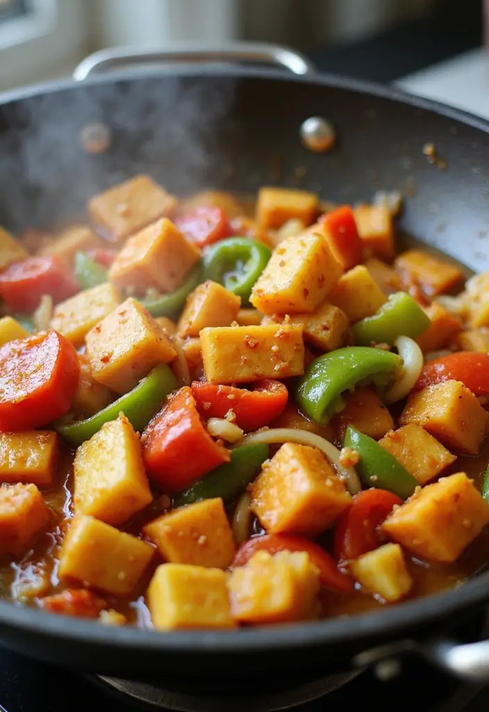 30 Delicious Vegan Stir Fry Recipes with Fresh Ingredients 15 30 Delicious Vegan Stir Fry Recipes with Fresh Ingredients - 3. Sweet and Sour Vegetable Stir Fry