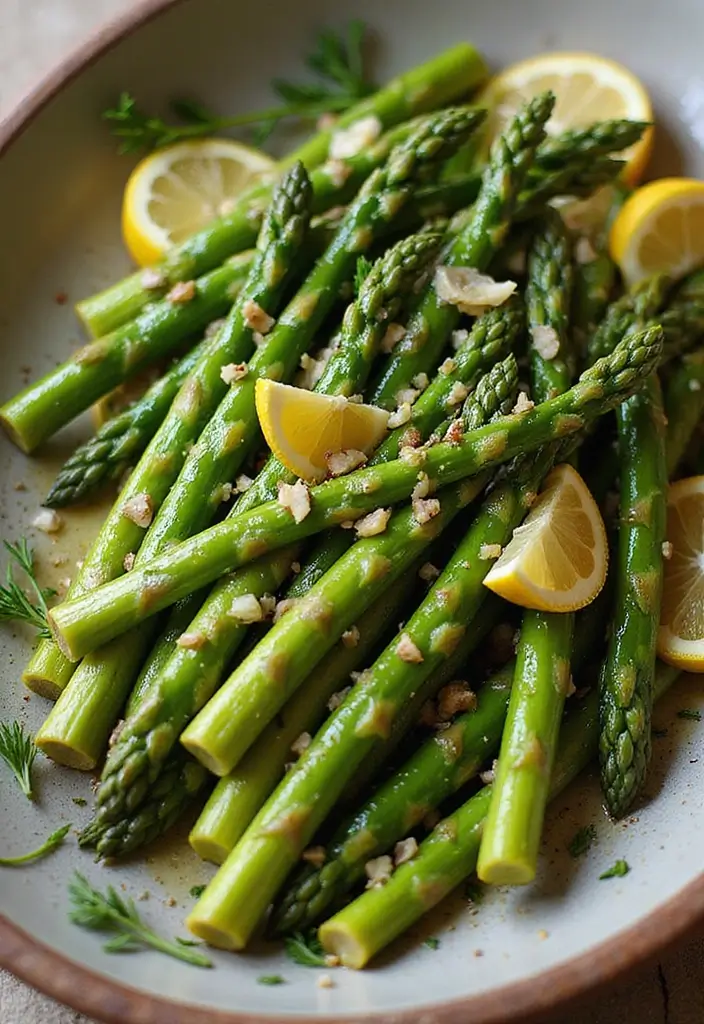 30 Delicious Vegan Stir Fry Recipes with Fresh Ingredients 57 30 Delicious Vegan Stir Fry Recipes with Fresh Ingredients - 9. Lemon Garlic Asparagus Stir Fry