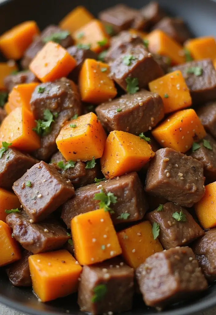 30+ Easy Beef Stir Fry Recipes with Savory Soy Sauce - 18. Beef Stir Fry with Sweet Potatoes