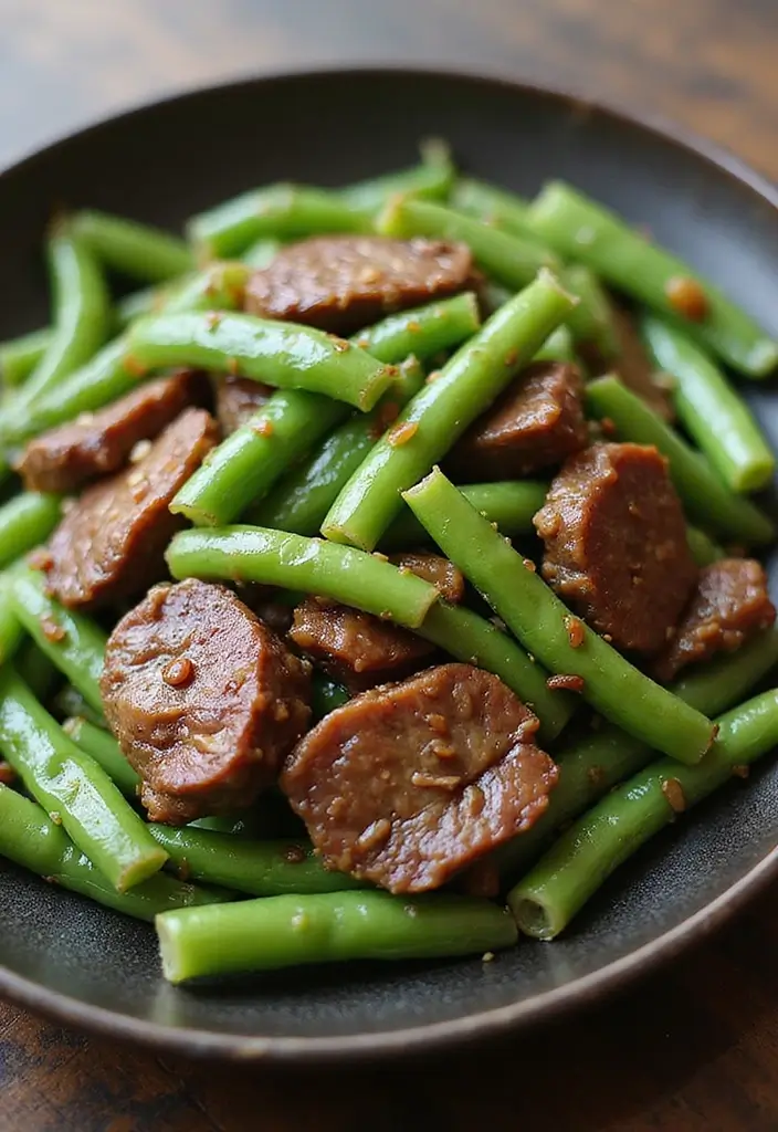 30+ Easy Beef Stir Fry Recipes with Savory Soy Sauce - 19. Beef Stir Fry with Green Beans
