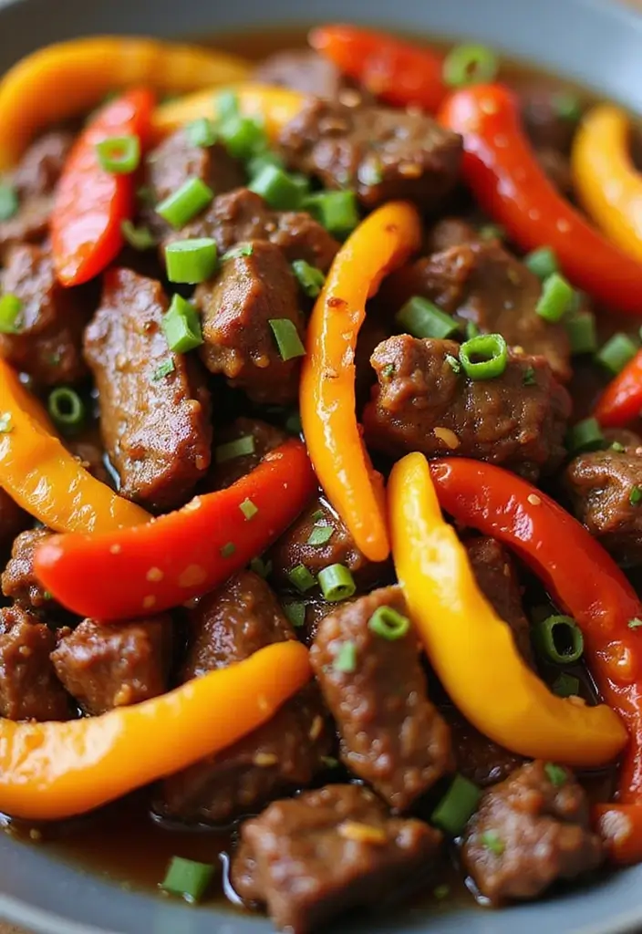 30+ Easy Beef Stir Fry Recipes with Savory Soy Sauce - 2. Spicy Szechuan Beef Stir Fry