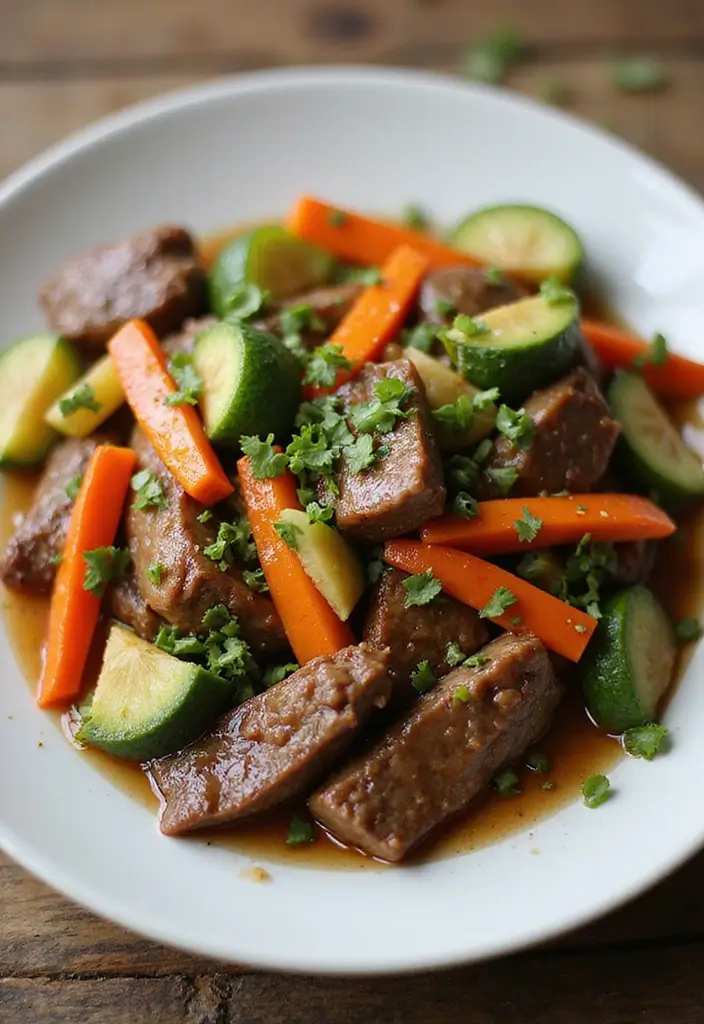 30+ Easy Beef Stir Fry Recipes with Savory Soy Sauce - 27. Beef Stir Fry with Lemon Soy Sauce