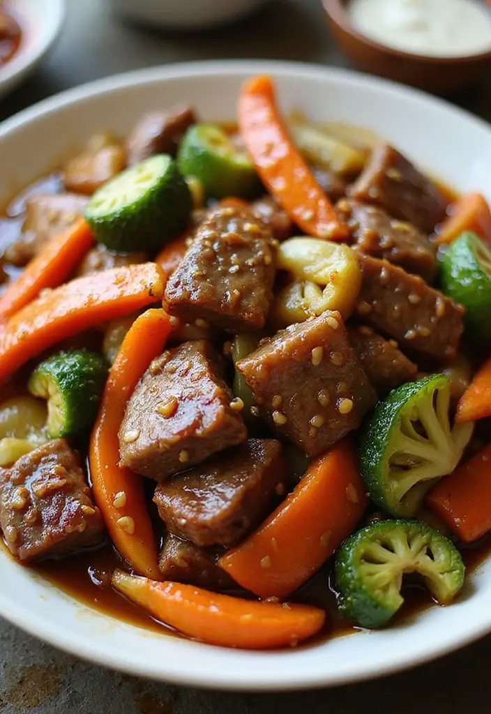 30+ Easy Beef Stir Fry Recipes with Savory Soy Sauce - 29. Beef Stir Fry with Hoisin Sauce