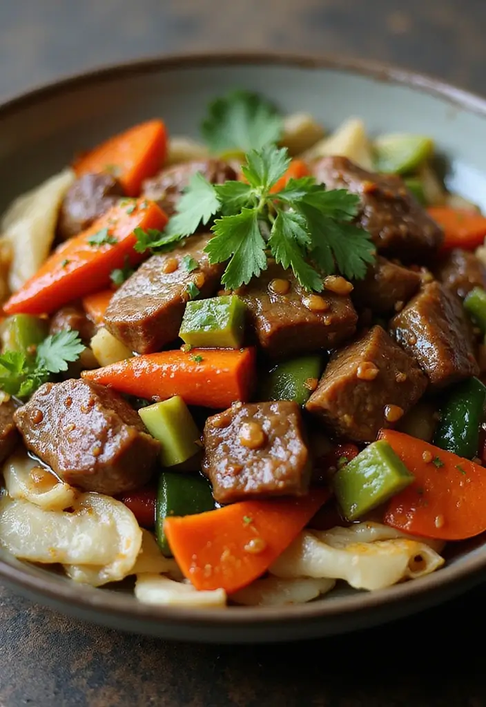 30+ Easy Beef Stir Fry Recipes with Savory Soy Sauce - 30. Beef Stir Fry with Honey Garlic Sauce