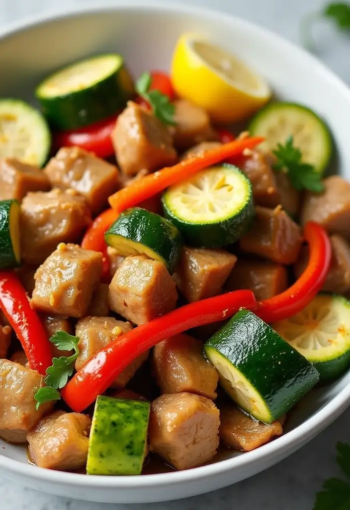 30+ Easy Pork Stir Fry Recipes Bursting with Flavor 60 30+ Easy Pork Stir Fry Recipes Bursting with Flavor - 10. Lemon Pepper Pork Stir Fry