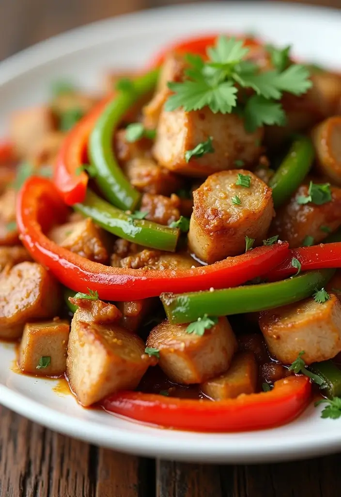 30+ Easy Pork Stir Fry Recipes Bursting with Flavor 84 30+ Easy Pork Stir Fry Recipes Bursting with Flavor - 14. Pork Fajita Stir Fry
