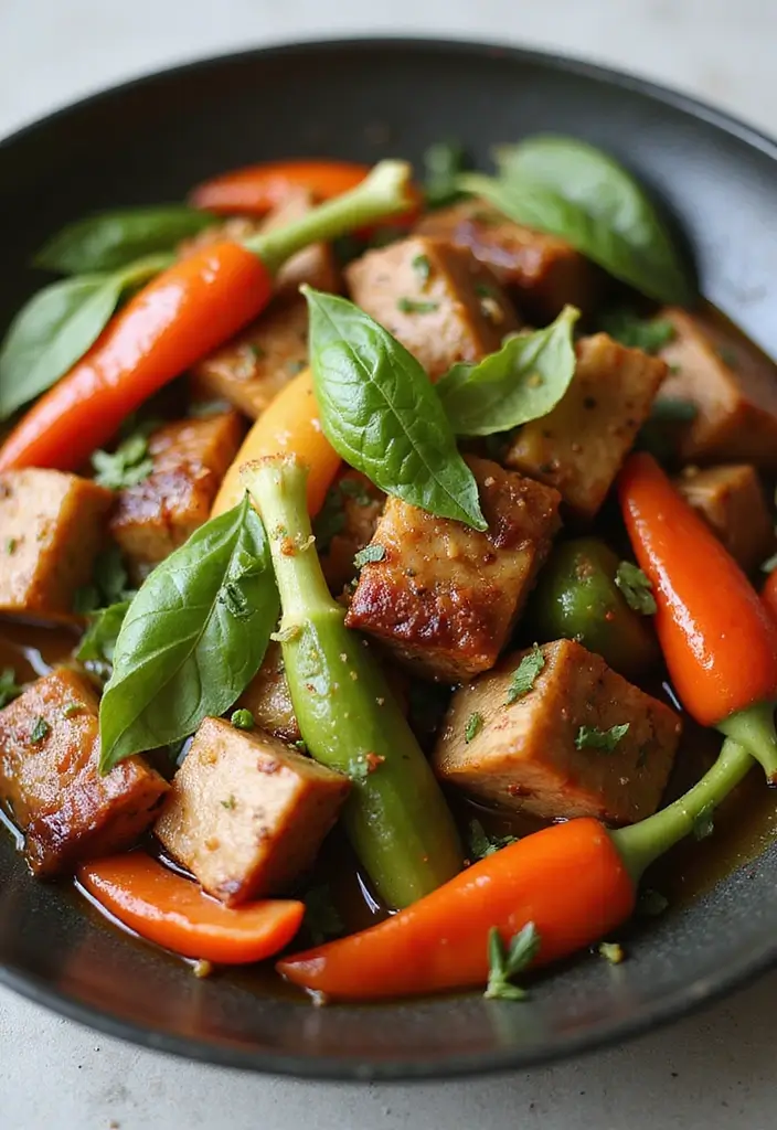 30+ Easy Pork Stir Fry Recipes Bursting with Flavor 96 30+ Easy Pork Stir Fry Recipes Bursting with Flavor - 16. Thai Basil Pork Stir Fry