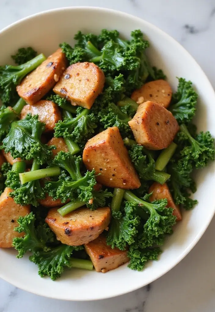 30+ Easy Pork Stir Fry Recipes Bursting with Flavor 117 30+ Easy Pork Stir Fry Recipes Bursting with Flavor - 19. Pork and Kale Stir Fry