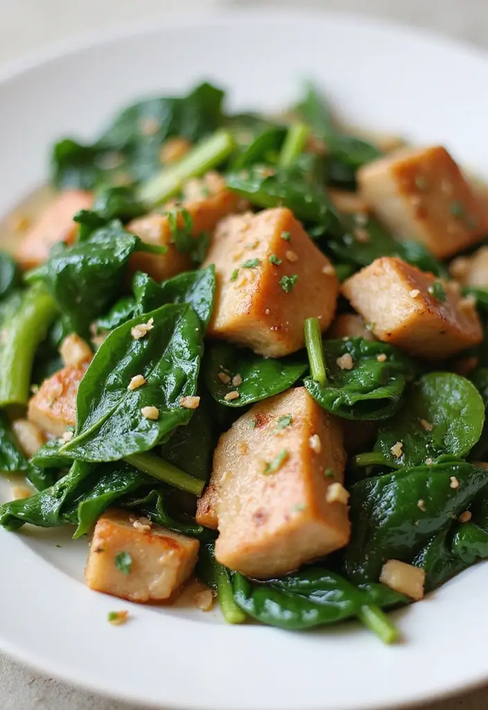 30+ Easy Pork Stir Fry Recipes Bursting with Flavor 138 30+ Easy Pork Stir Fry Recipes Bursting with Flavor - 22. Pork and Spinach Stir Fry