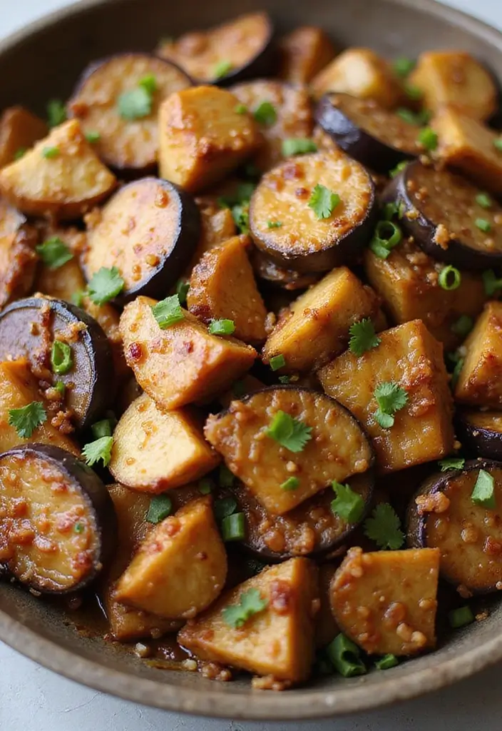 30+ Easy Pork Stir Fry Recipes Bursting with Flavor 171 30+ Easy Pork Stir Fry Recipes Bursting with Flavor - 27. Pork and Eggplant Stir Fry