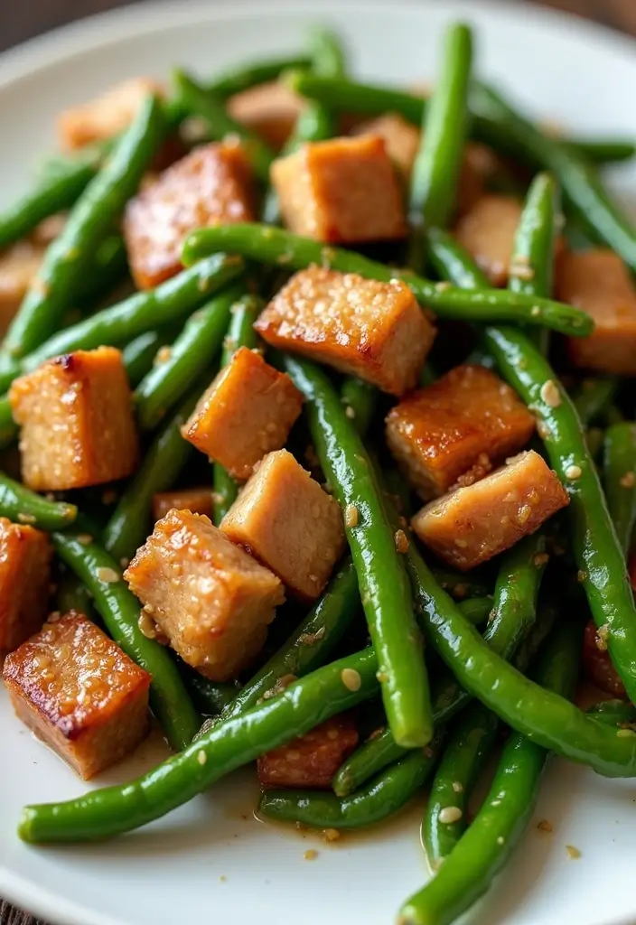 30+ Easy Pork Stir Fry Recipes Bursting with Flavor 185 30+ Easy Pork Stir Fry Recipes Bursting with Flavor - 29. Pork Stir Fry with Green Beans