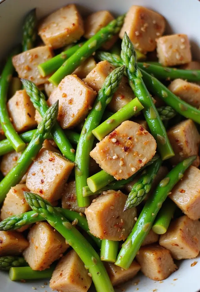 30+ Easy Pork Stir Fry Recipes Bursting with Flavor 27 30+ Easy Pork Stir Fry Recipes Bursting with Flavor - 5. Pork and Asparagus Stir Fry