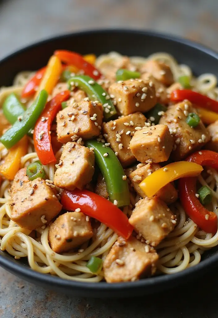 30 Easy Ramen Stir Fry Recipes You’ll Want to Make Again 88 30 Easy Ramen Stir Fry Recipes You’ll Want to Make Again - 14. Asian Sesame Chicken Ramen Stir Fry