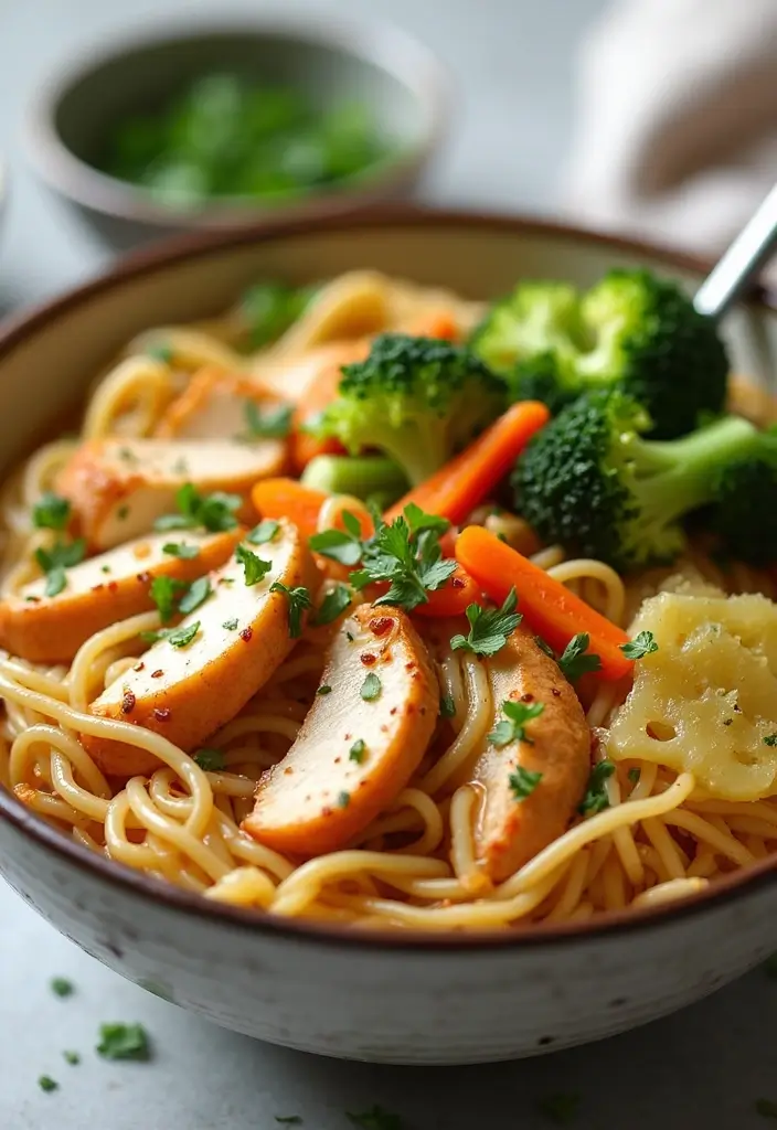 30 Easy Ramen Stir Fry Recipes You’ll Want to Make Again 95 30 Easy Ramen Stir Fry Recipes You’ll Want to Make Again - 15. Ranch Chicken Ramen Stir Fry