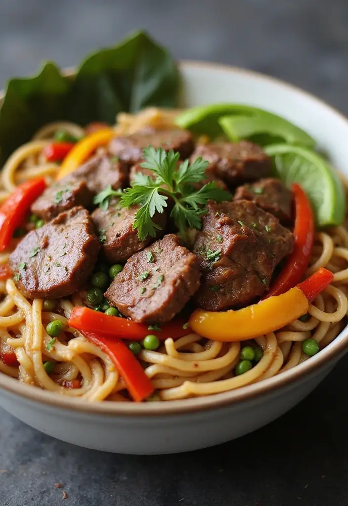 30 Easy Ramen Stir Fry Recipes You’ll Want to Make Again 116 30 Easy Ramen Stir Fry Recipes You’ll Want to Make Again - 18. Fajita Beef Ramen Stir Fry