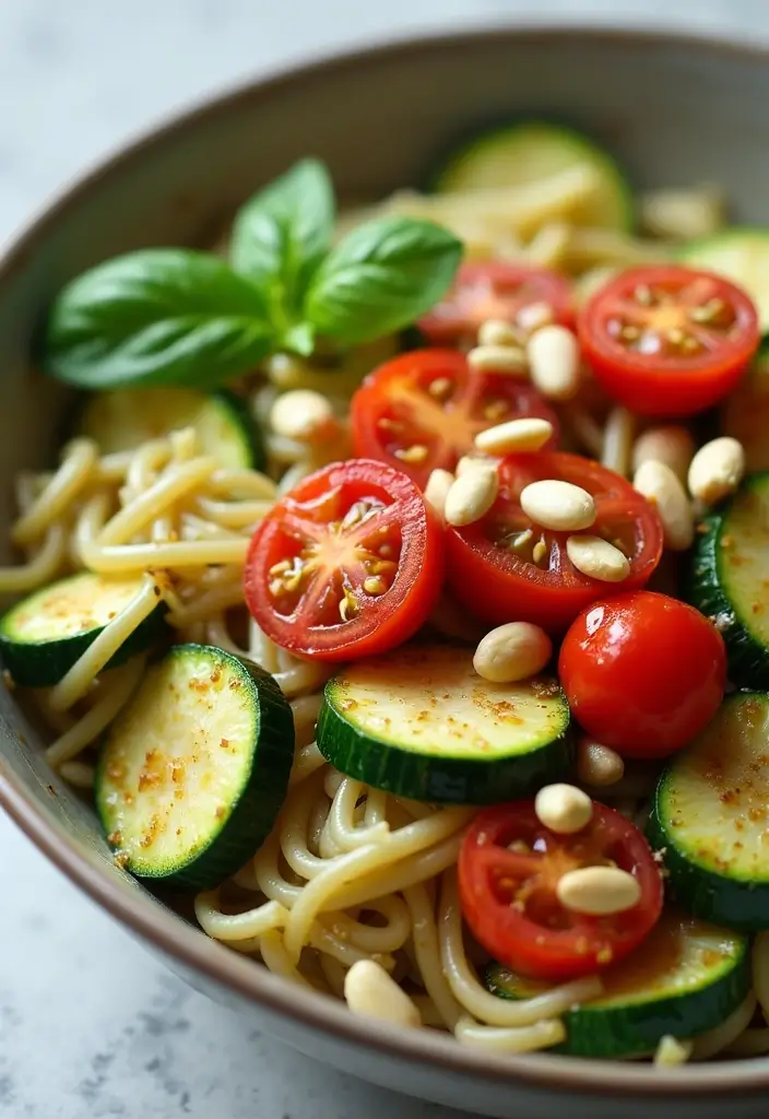 30 Easy Ramen Stir Fry Recipes You’ll Want to Make Again 135 30 Easy Ramen Stir Fry Recipes You’ll Want to Make Again - 21. Pesto Veggie Ramen Stir Fry