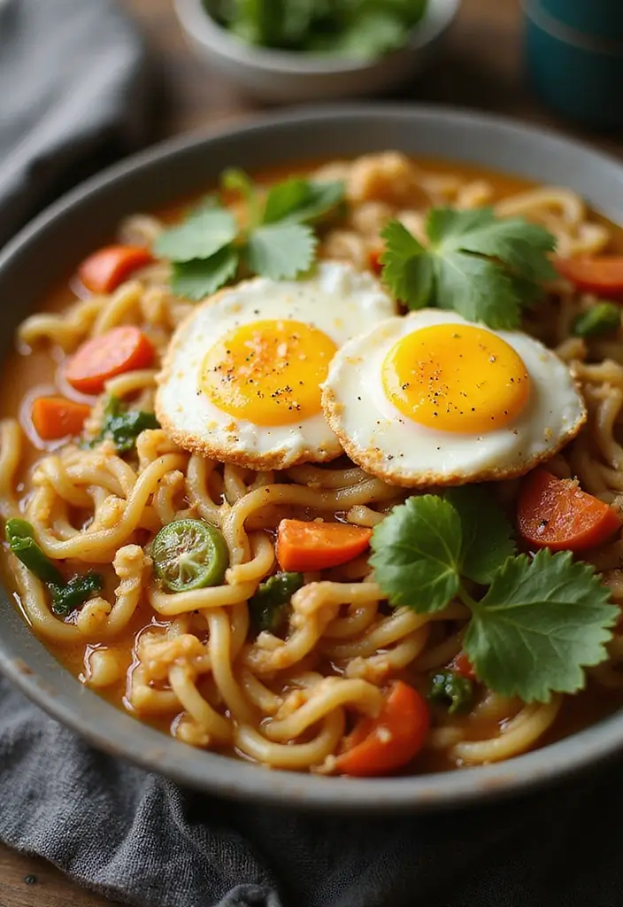 30 Easy Ramen Stir Fry Recipes You’ll Want to Make Again 149 30 Easy Ramen Stir Fry Recipes You’ll Want to Make Again - 23. Egg Drop Ramen Stir Fry