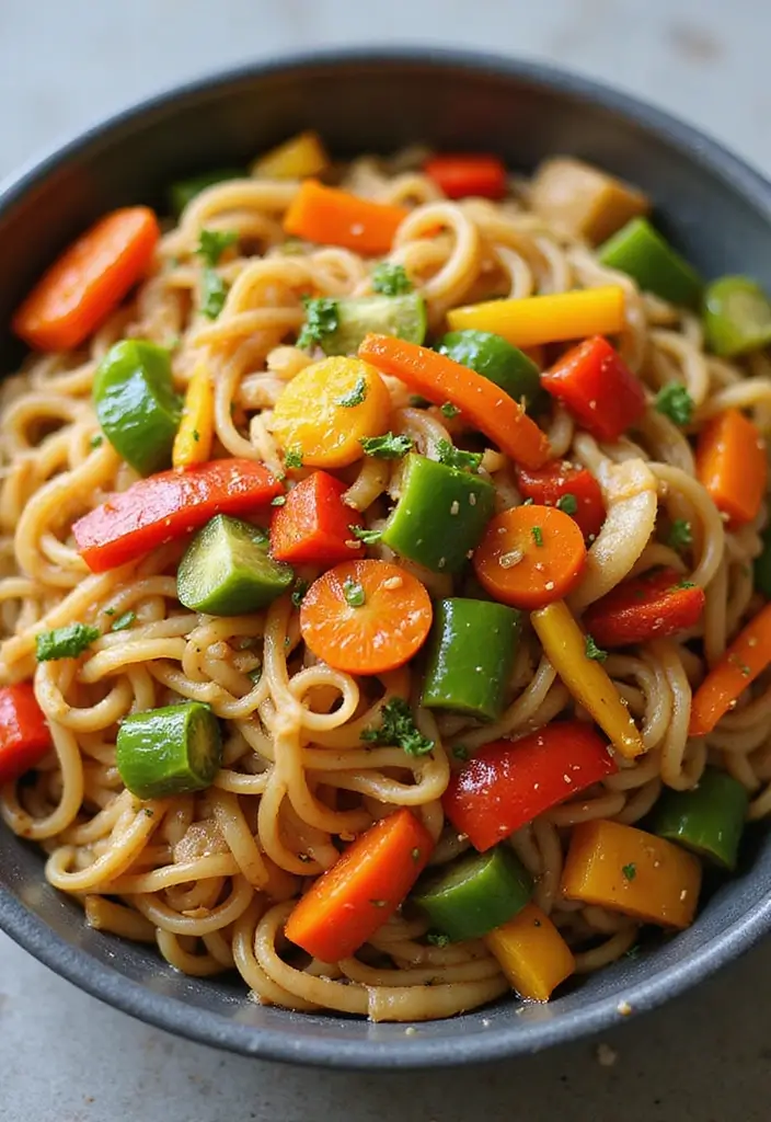 30 Easy Ramen Stir Fry Recipes You’ll Want to Make Again 175 30 Easy Ramen Stir Fry Recipes You’ll Want to Make Again - 27. Veggie Lo Mein Ramen Stir Fry