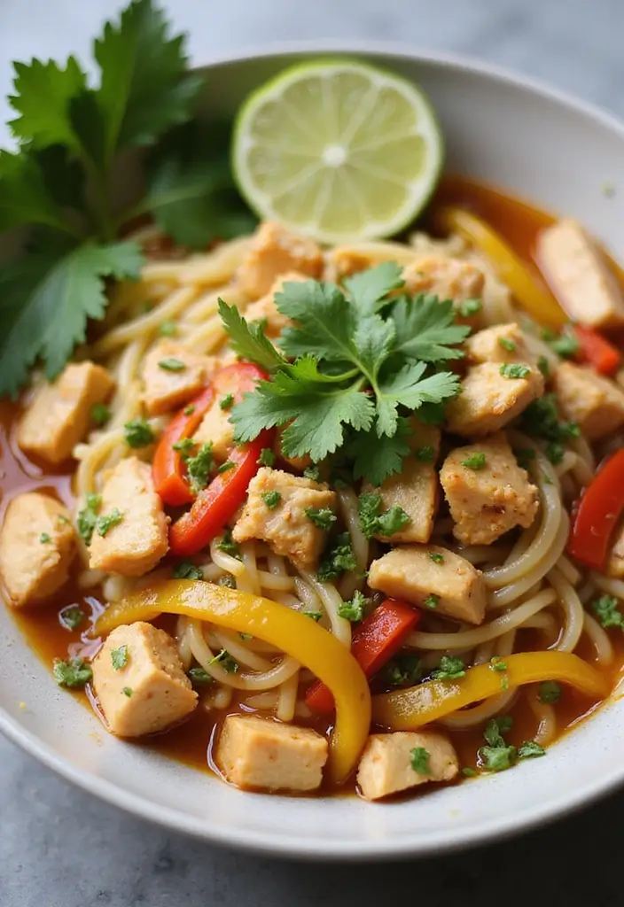30 Easy Ramen Stir Fry Recipes You’ll Want to Make Again 182 30 Easy Ramen Stir Fry Recipes You’ll Want to Make Again - 28. Cilantro Lime Chicken Ramen Stir Fry