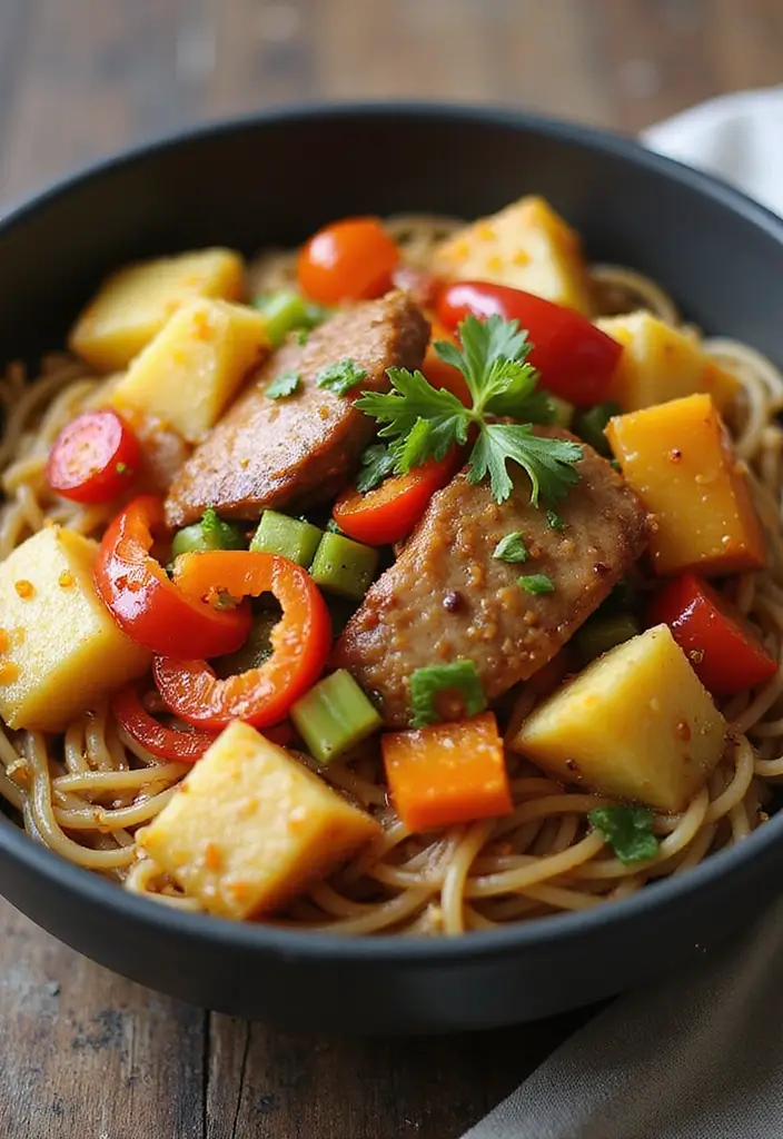 30 Easy Ramen Stir Fry Recipes You’ll Want to Make Again 48 30 Easy Ramen Stir Fry Recipes You’ll Want to Make Again - 8. Sweet and Sour Pork Ramen Stir Fry
