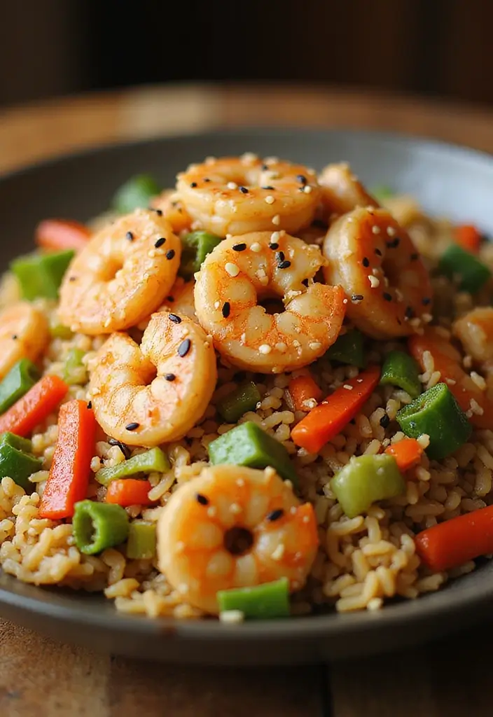 30 Easy Shrimp Fried Rice Stir Fry Recipes for Busy Weeknights 109 30 Easy Shrimp Fried Rice Stir Fry Recipes for Busy Weeknights - 17. Sesame Shrimp Fried Rice