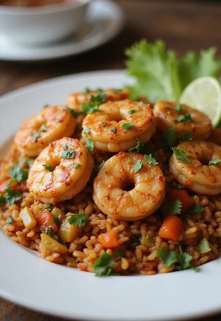 30 Easy Shrimp Fried Rice Stir Fry Recipes for Busy Weeknights 114 30 Easy Shrimp Fried Rice Stir Fry Recipes for Busy Weeknights - 18. Blackened Shrimp Fried Rice