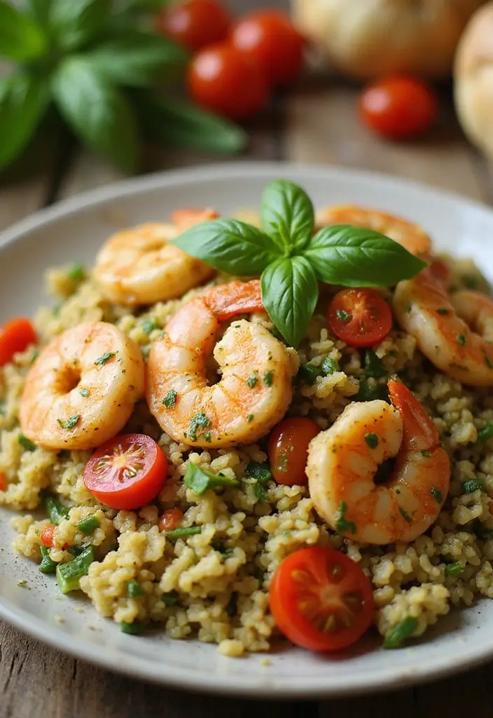 30 Easy Shrimp Fried Rice Stir Fry Recipes for Busy Weeknights 121 30 Easy Shrimp Fried Rice Stir Fry Recipes for Busy Weeknights - 19. Pesto Shrimp Fried Rice