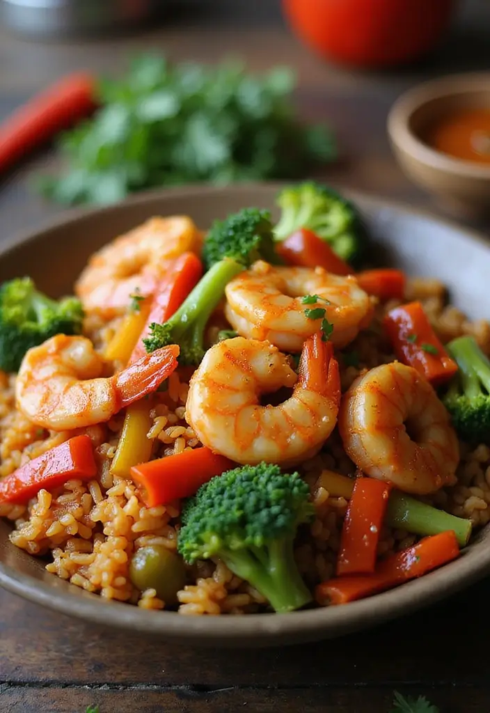 30 Easy Shrimp Fried Rice Stir Fry Recipes for Busy Weeknights 8 30 Easy Shrimp Fried Rice Stir Fry Recipes for Busy Weeknights - 2. Spicy Szechuan Shrimp Rice