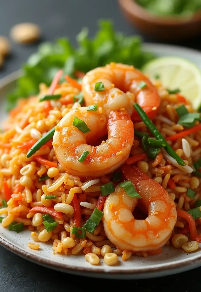 30 Easy Shrimp Fried Rice Stir Fry Recipes for Busy Weeknights 126 30 Easy Shrimp Fried Rice Stir Fry Recipes for Busy Weeknights - 20. Shrimp Pad Thai Fried Rice