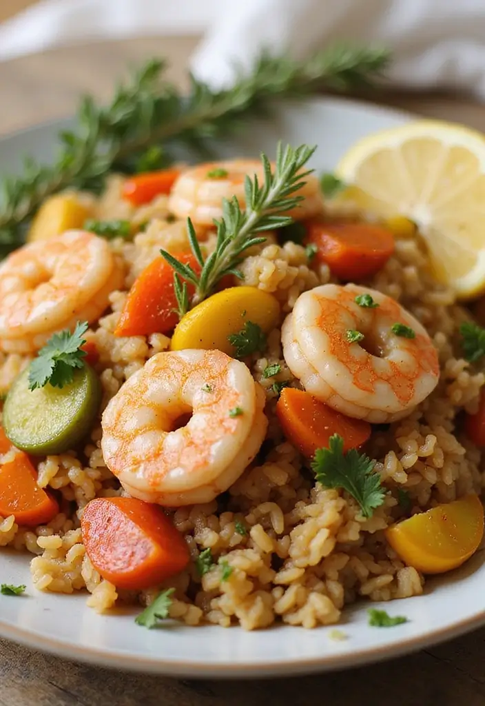 30 Easy Shrimp Fried Rice Stir Fry Recipes for Busy Weeknights 159 30 Easy Shrimp Fried Rice Stir Fry Recipes for Busy Weeknights - 25. Rosemary Garlic Shrimp Fried Rice