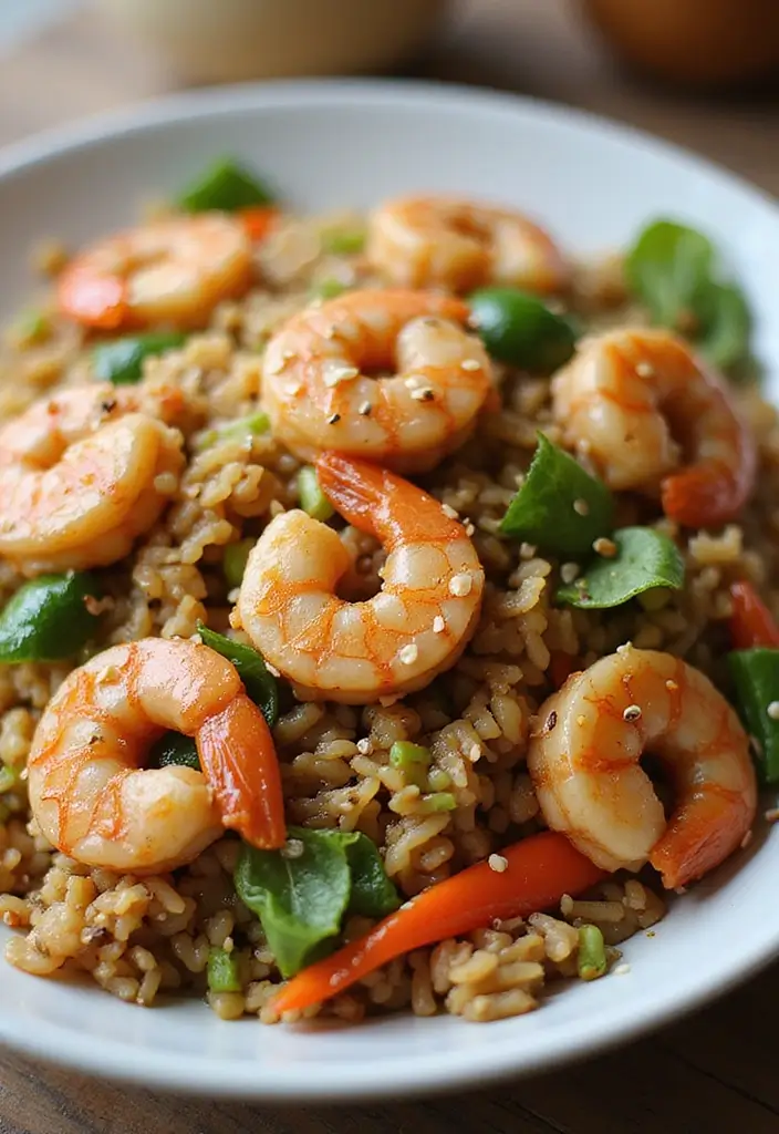 30 Easy Shrimp Fried Rice Stir Fry Recipes for Busy Weeknights 194 30 Easy Shrimp Fried Rice Stir Fry Recipes for Busy Weeknights - 30. Honey Garlic Shrimp Fried Rice