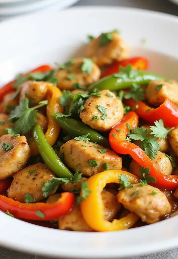 30+ Garlic Chicken Stir Fry Recipes Packed with Aroma 78 30+ Garlic Chicken Stir Fry Recipes Packed with Aroma - 12. Garlic Cilantro Chicken Stir Fry
