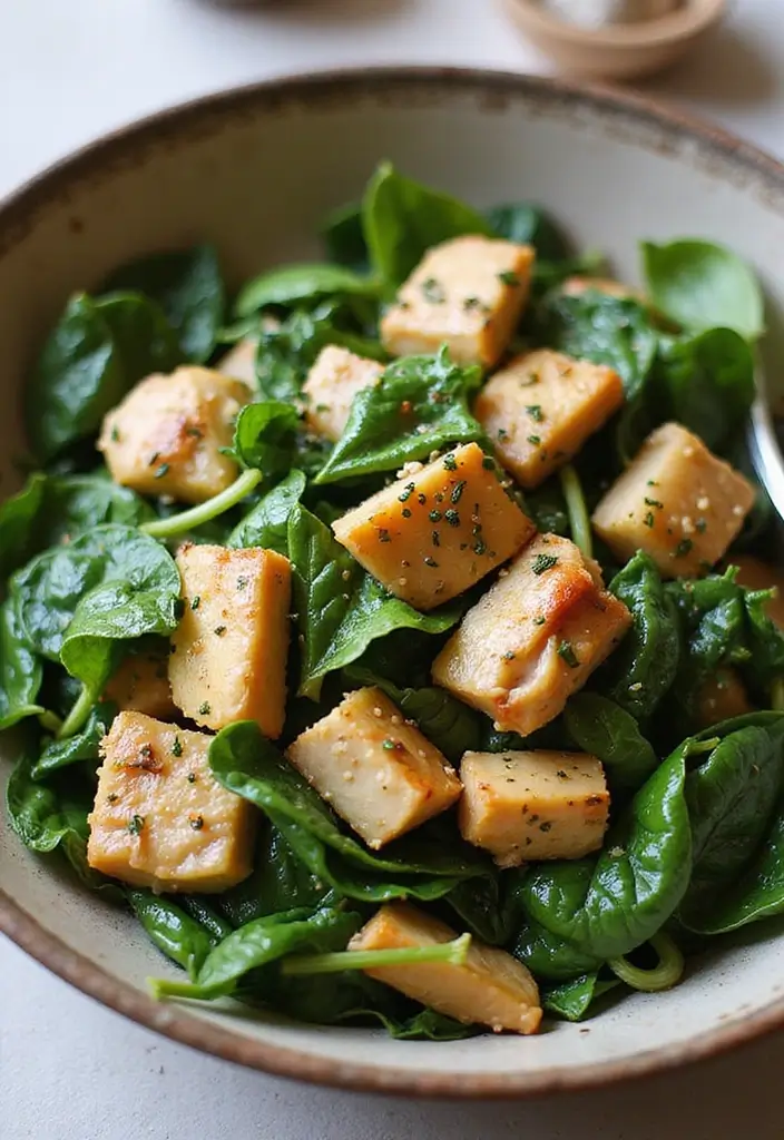 30+ Garlic Chicken Stir Fry Recipes Packed with Aroma 106 30+ Garlic Chicken Stir Fry Recipes Packed with Aroma - 16. Garlic and Spinach Chicken Stir Fry