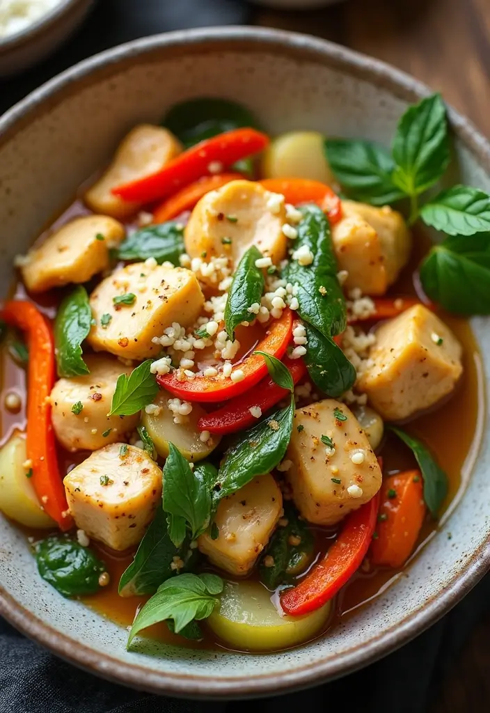 30+ Garlic Chicken Stir Fry Recipes Packed with Aroma 125 30+ Garlic Chicken Stir Fry Recipes Packed with Aroma - 19. Garlic Yogurt Chicken Stir Fry