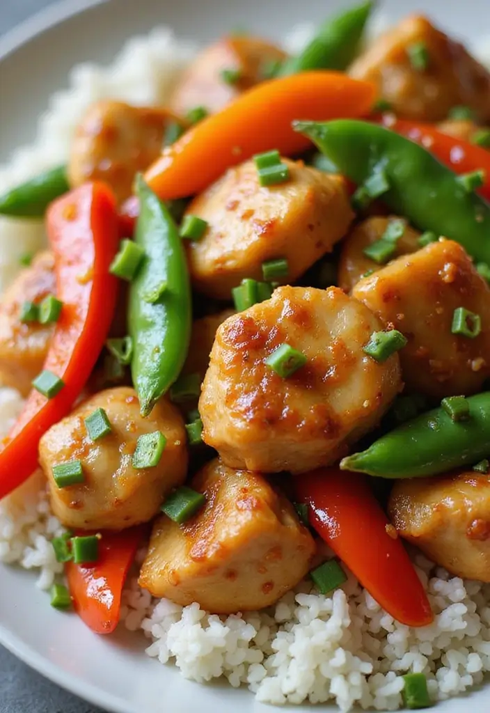 30+ Garlic Chicken Stir Fry Recipes Packed with Aroma 8 30+ Garlic Chicken Stir Fry Recipes Packed with Aroma - 2. Honey Garlic Chicken Stir Fry