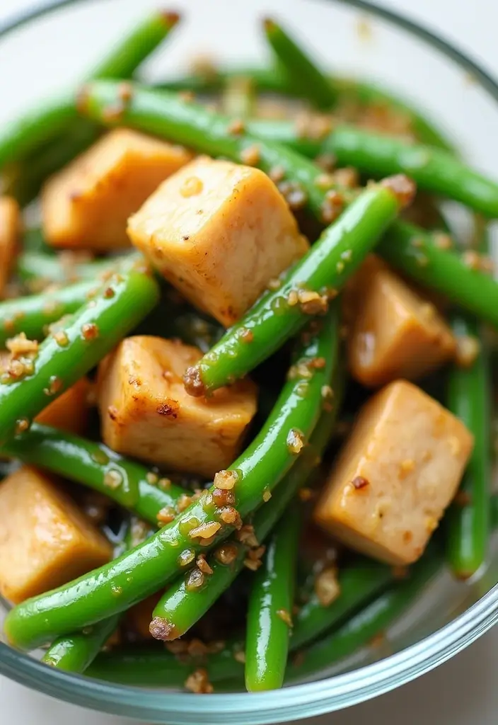 30+ Garlic Chicken Stir Fry Recipes Packed with Aroma 165 30+ Garlic Chicken Stir Fry Recipes Packed with Aroma - 25. Garlic Lemon Chicken and Green Bean Stir Fry