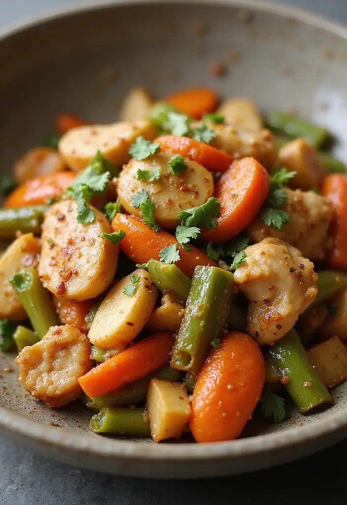 30+ Garlic Chicken Stir Fry Recipes Packed with Aroma 189 30+ Garlic Chicken Stir Fry Recipes Packed with Aroma - 29. Garlic Chicken and Carrot Stir Fry